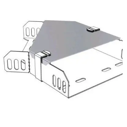 Крышка на горизонтальный угол METAKSAN KK45 50 10 PG 45° 500мм 1мм