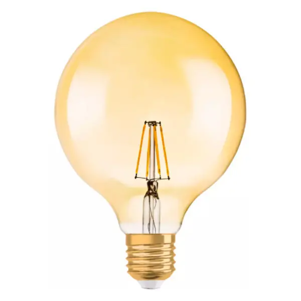 Світлодіодна лампа, що димується Osram 1906 LED Globe 6,5W/824 230V FIL Gold DIM E27 (4058075808997) Світлодіодна лампа, що димується Osram 1906 LED Globe 6,5W/824 230V FIL Gold DIM E27 (4058075808997)