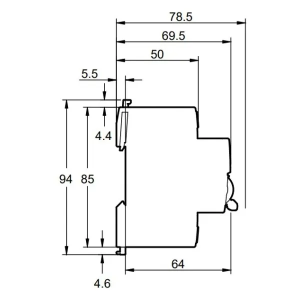 Автоматичний вимикач Schneider Electric iC60N 3P 2A B - фото №2