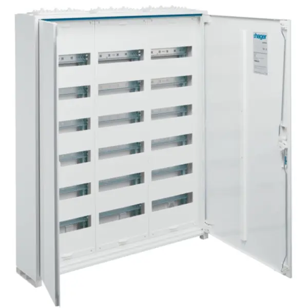 Щит металевий Univers FWB63S на 216 накладних модулів Hager