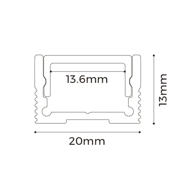 Комплект закінчень COLORS для профілю LS2013 (EC-LS2013FSH) - фото №1