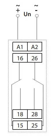 Багатофункціональне реле часу ETI 2470096 CRM-72TO UNI 12-240В AC/DC (2x8A AC1) - фото №2
