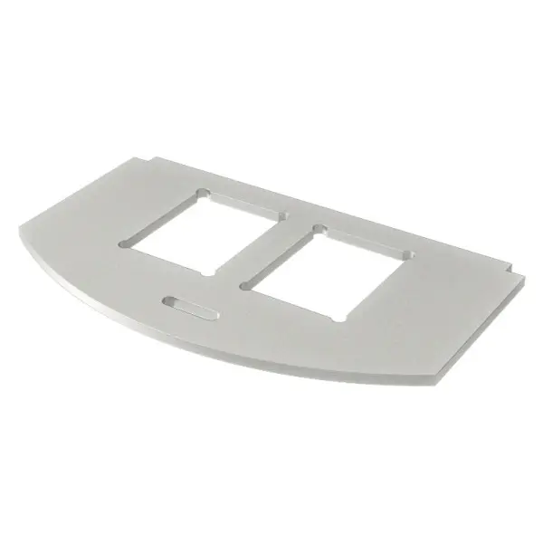 Рамка-суппорт из нержавеющей стали OBO Bettermann (7408806) MP R2 для GES R2 2х RJ45 тип C (Brand-Rex R & M: Snap-In and Keystone) для напольного лючка Рамка-суппорт из нержавеющей стали OBO Bettermann (7408806) MP R2 для GES R2 2х RJ45 тип C (Brand-Rex R & M: Snap-In and Keystone) для напольного лючка