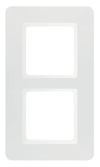 Двухместная рамка Berker Q.7 10126189 (полярная белизна)