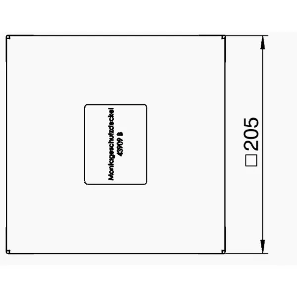 Розетковий люк під покриття для підлоги OBO Bettermann (7427248) UDHOME4 на 6 постів 45x45 IP40 (h=95-125мм) - фото №1