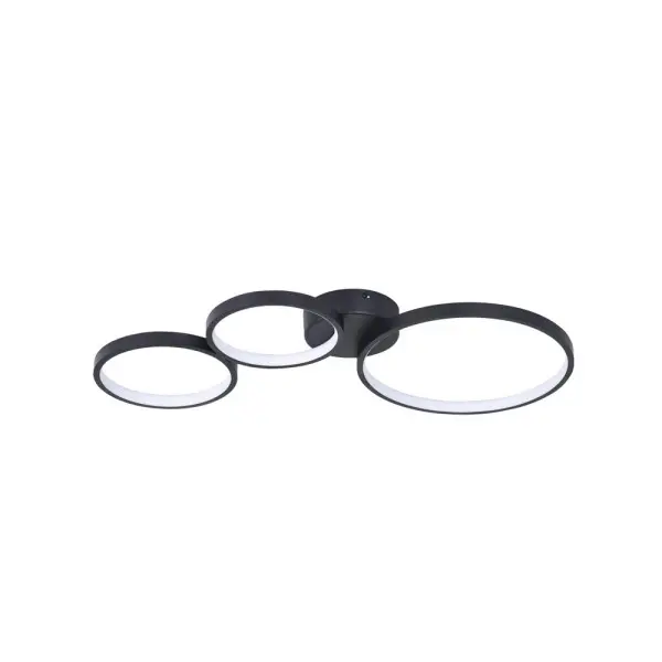 Люстра Goldlux 331014 Flamenco LED 1x33W 4000K 5200Lm IP20 чорна
