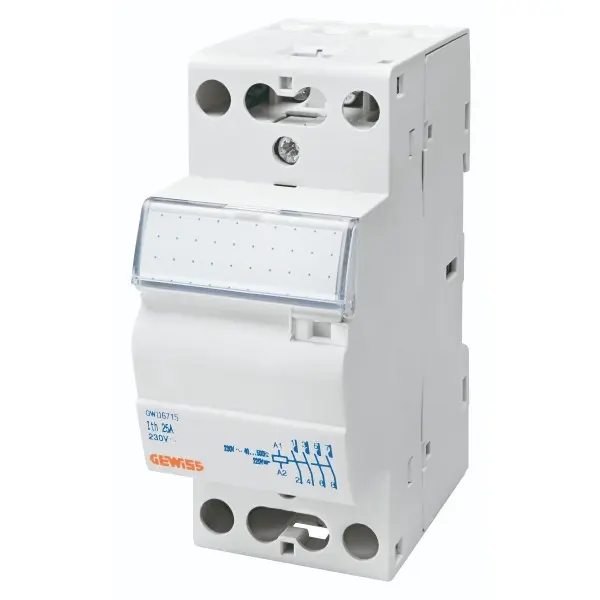Модульний контактор GEWISS CTR 25A 4NO 230В 2M (GWD6715) Модульний контактор GEWISS CTR 25A 4NO 230В 2M (GWD6715)