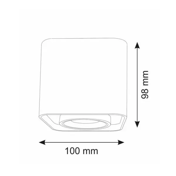Точечный светильник Goldlux 325402 Xeno GU10 1x10W IP20 WH - фото №4