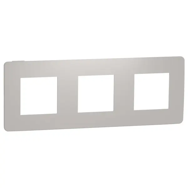 Трипостова рамка Schneider Electric NU280624 (шампань/білий) Трипостова рамка Schneider Electric NU280624 (шампань/білий)