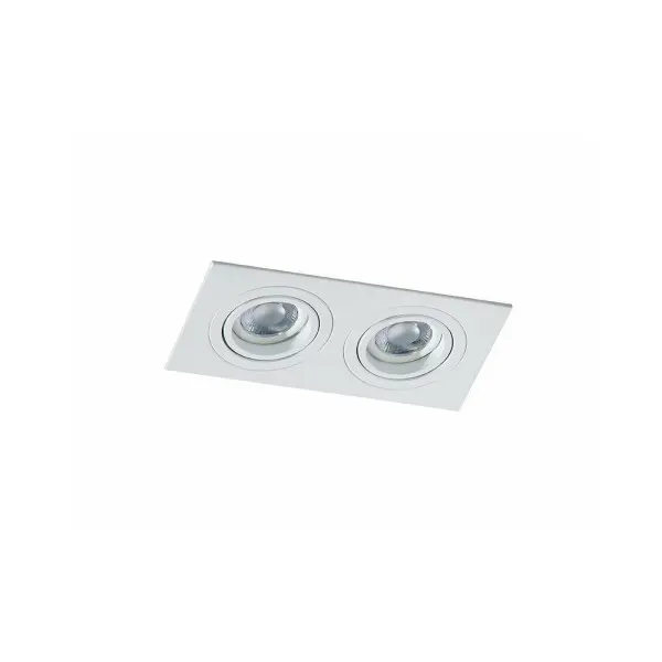 Точечный светильник Azzardo Caro 2 AZ2436(SN-6812S-WH) Точечный светильник Azzardo Caro 2 AZ2436(SN-6812S-WH)