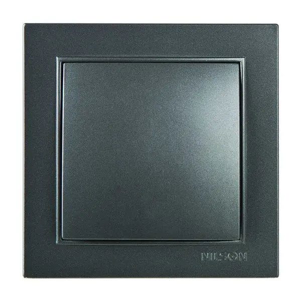 Вимикач Nilson Thor антрацит 1кл ( 27161001 )