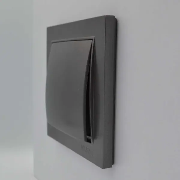 Вимикач Nilson Thor антрацит 1кл ( 27161001 ) - фото №2