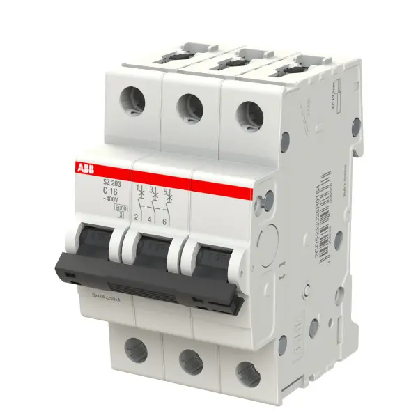 Автоматический выключатель ABB SZ203-C16 6кА 16А C Автоматический выключатель ABB SZ203-C16 6кА 16А C