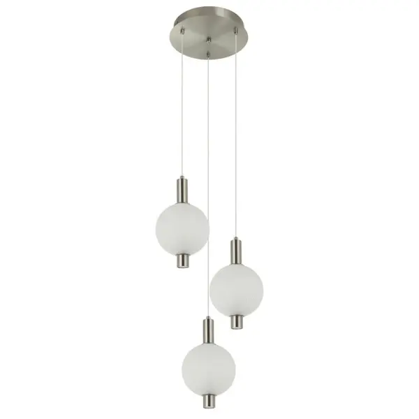 Подвесной светильник, люстра Italux PND-83631-3-SC-WH Lenti LED 3x18W 3000K 1507Lm IP20 серый Подвесной светильник, люстра Italux PND-83631-3-SC-WH Lenti LED 3x18W 3000K 1507Lm IP20 серый