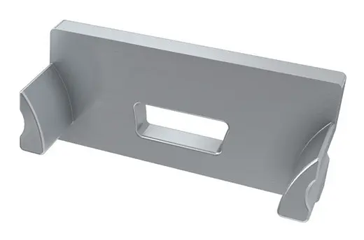 Заглушка Lumines для типу TERRA з отвором срібло - фото №1