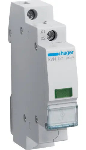Сигнальна лампа SVN121, зелена, Hager