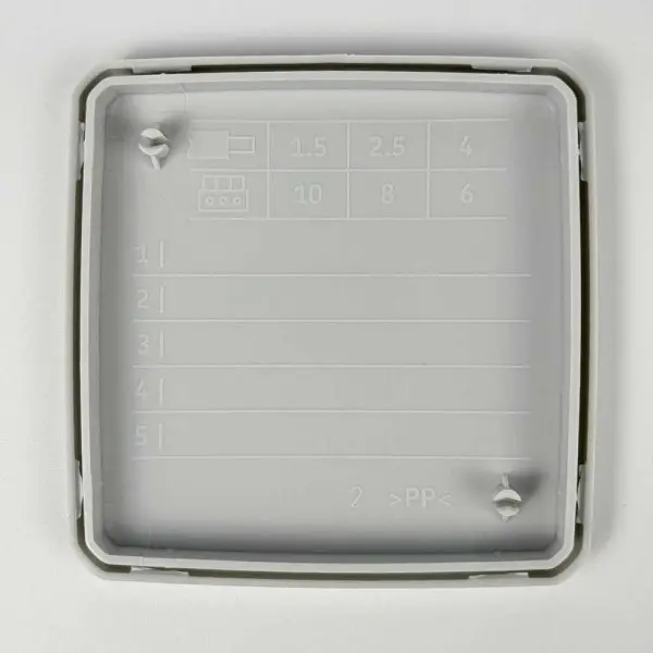 Коробка розподільча СКІМ K85-0 88х88х52 сіра IP54 ( B1102017 ) - фото №6