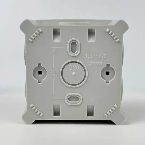 Коробка розподільча СКІМ K85-0 88х88х52 сіра IP54 ( B1102017 ) - фото №9