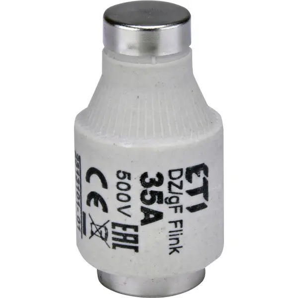Запобіжник ETI 002313101 D III DZ 35A/500V Запобіжник ETI 002313101 D III DZ 35A/500V