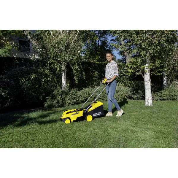 Аккумуляторная газонокосилка Karcher 1.444-420.0 LMO 18-36 Battery 18В 36см solo (без АКБ и ЗУ) - фото №10 Аккумуляторная газонокосилка Karcher 1.444-420.0 LMO 18-36 Battery 18В 36см solo (без АКБ и ЗУ) - фото №10