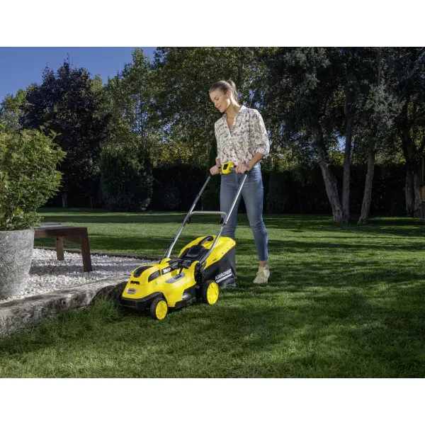 Аккумуляторная газонокосилка Karcher 1.444-420.0 LMO 18-36 Battery 18В 36см solo (без АКБ и ЗУ) - фото №11 Аккумуляторная газонокосилка Karcher 1.444-420.0 LMO 18-36 Battery 18В 36см solo (без АКБ и ЗУ) - фото №11