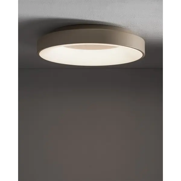 Світильник стельовий Nowodvorski 12366 Nikki Round LED 1x48W 4000K 2700Lm IP20 бежевий - фото №1