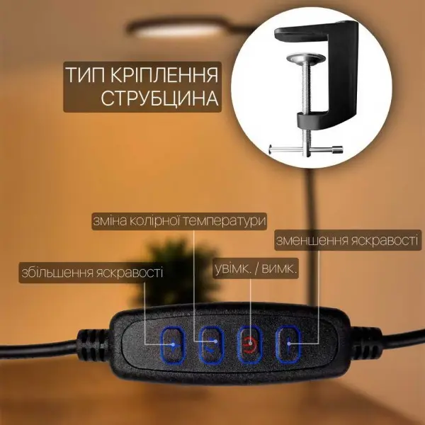 Светильник настольный LED FLEX 10W 3000-6500К белый Violux ( 541001 ) - фото №4