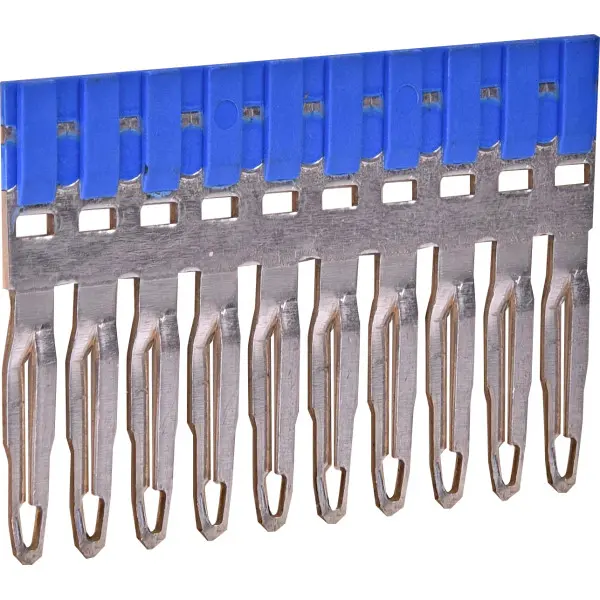 Втычная 10P перемычка ETI 3903027 ESC-PTP2/10/B для ESC-CBC.2 c синей изоляцией Втычная 10P перемычка ETI 3903027 ESC-PTP2/10/B для ESC-CBC.2 c синей изоляцией