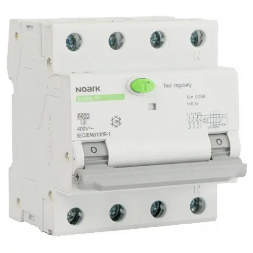 Дифавтомат NOARK Ex9NL-N 3P+N C16 A EU 6кА C 16А 300мА (111554) Дифавтомат NOARK Ex9NL-N 3P+N C16 A EU 6кА C 16А 300мА (111554)