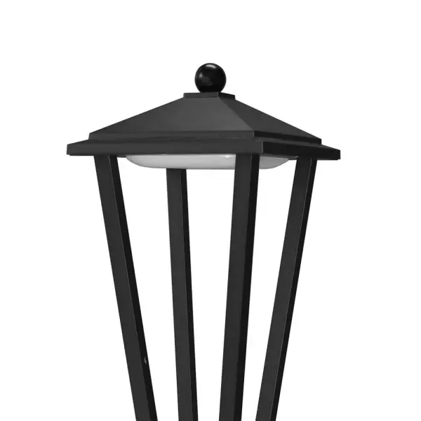 Уличный светильник Italux OFL-22474-L-BK Bons LED 1x12W 3000K 590Lm IP54 черный - фото №2