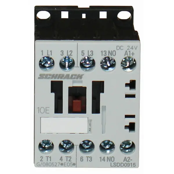 Контактор Schrack LSDD0922 110В AC 1НЗ 4кВт 9А 3P размер 00