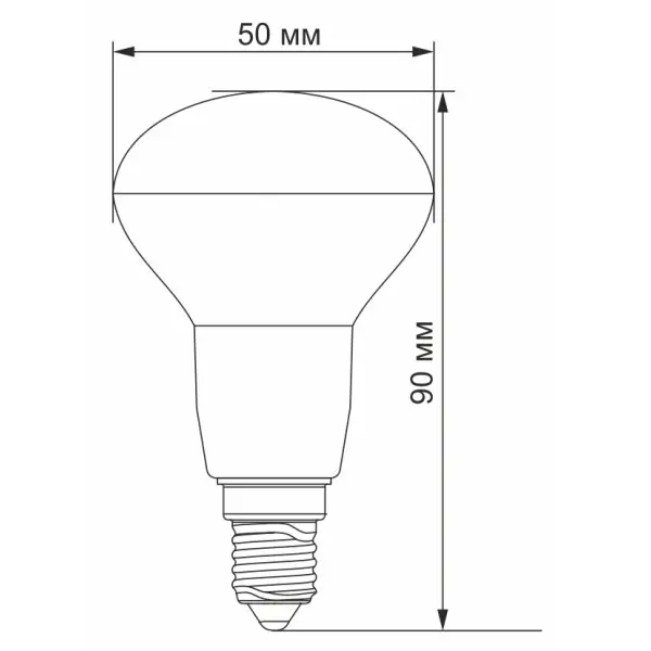 Светодиодная лампа Videx R50e E14 6Вт 4100K (VL-R50e-06144) - фото №1