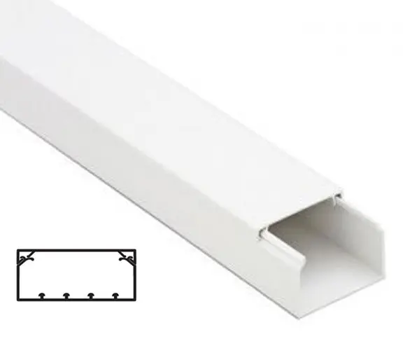 Короб із напрямними In-Liner, 120x80, довжина 2м, колір білий, DKC