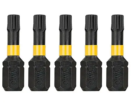 Ударні біти DeWALT Impact torsion Т20 25мм (5шт) - фото №1