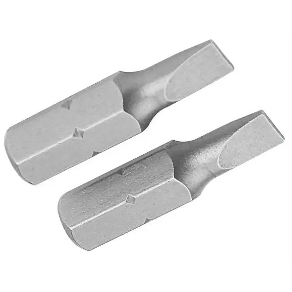 Шлицевые биты Tolsen S2 6,5х25мм (2шт) Шлицевые биты Tolsen S2 6,5х25мм (2шт)