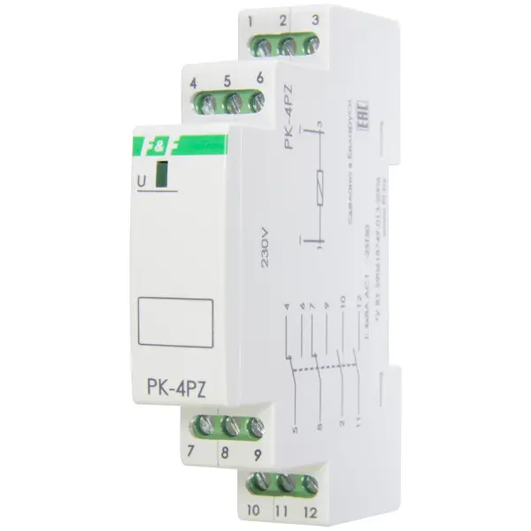 Допоміжне реле F&F PK-4PZ-230V