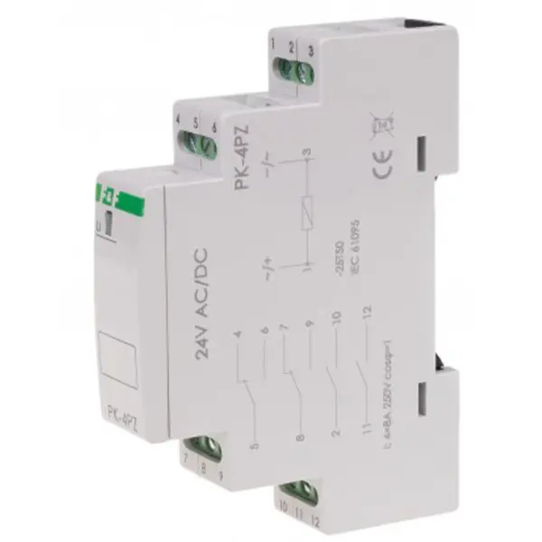 Допоміжне реле F&F PK-4PZ-230V - фото №4