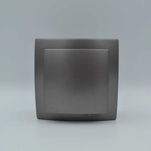 Выключатель Nilson Themis антрацит 1кл ( 26161001 ) - фото №1