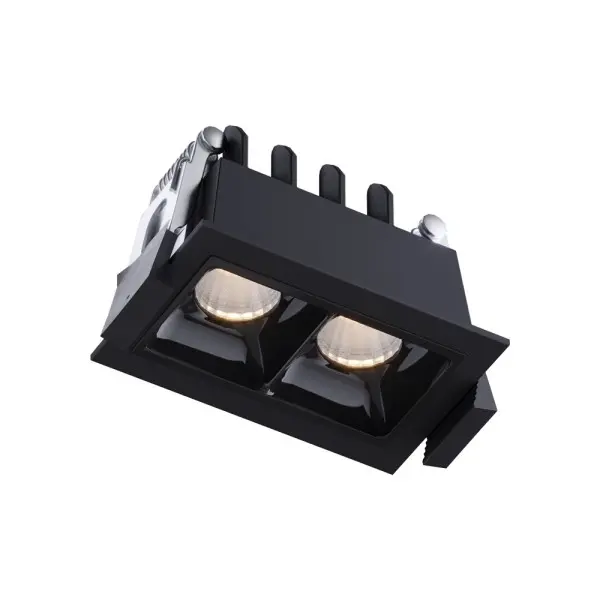 Точковий світильник Kloodi KD-POINT 2X2 4W 3K BK LED 360Lm IP20 чорний