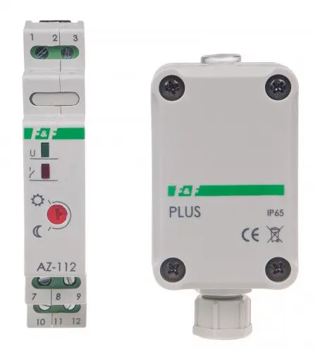 Сумеречное реле F&F AZ-112-PLUS 220В 16А Сумеречное реле F&F AZ-112-PLUS 220В 16А