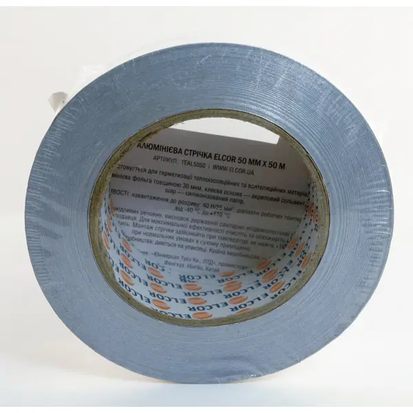 Алюмінієва стрічка Elcor 40206782 TEAL5050 50мм (50м) - фото №1