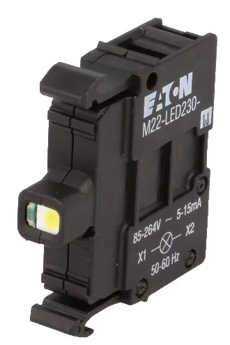 Сигнальна лампа Eaton Moeller M22-LED230-R (переднє кріплення) Сигнальна лампа Eaton Moeller M22-LED230-R (переднє кріплення)