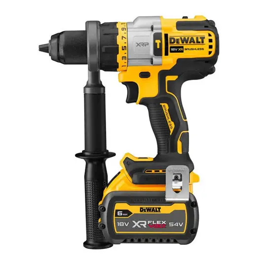 Ударная дрель-шуруповерт бесщеточная DeWALT DCD999T1 XR Li-Ion 18В 6Ач 126Нм 0-500/1500/2250 об/мин быстрозажимной патрон 13мм Ударная дрель-шуруповерт бесщеточная DeWALT DCD999T1 XR Li-Ion 18В 6Ач 126Нм 0-500/1500/2250 об/мин быстрозажимной патрон 13мм