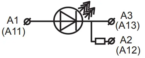 Сигнальний світлодіод Elko-ep USS-14 AC 230В, AC/DC 24В (червоний мигаючий) - фото №1