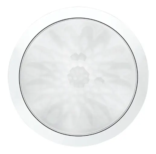 Датчик присутствия Theben theRonda S360-100 FLAT DE WH 230В 10А 2-4м 10с-60мин 360° IP54 (белый) - фото №1