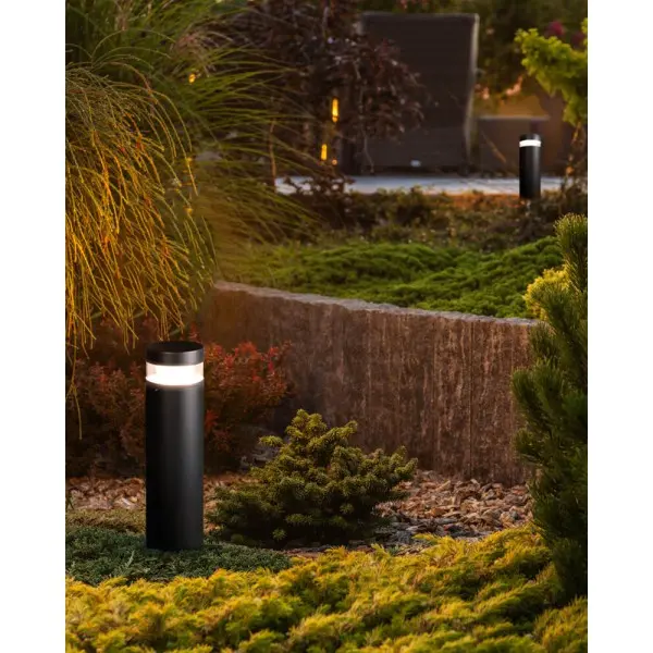 Уличный светильник Italux OFL-6552-70-3K Marcon LED 1x12W 3000K 486Lm IP54 черный - фото №1
