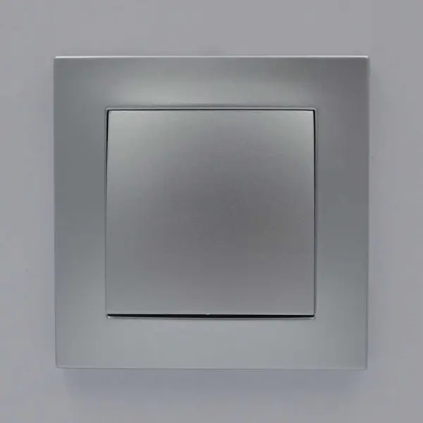 Рамка ELBI VEGA Silverline сірий металік 1-на (510-011000-271) - фото №1 Рамка ELBI VEGA Silverline сірий металік 1-на (510-011000-271) - фото №1