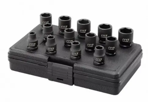 Набор ударных головок Mighty Seven MB44013S (23362) 1/2", 7/16"-1 1/4" (13шт)