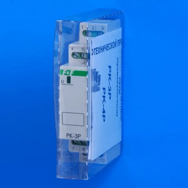 Вспомогательное реле F&F PK-3P-48V 48В 3х8 А - фото №6