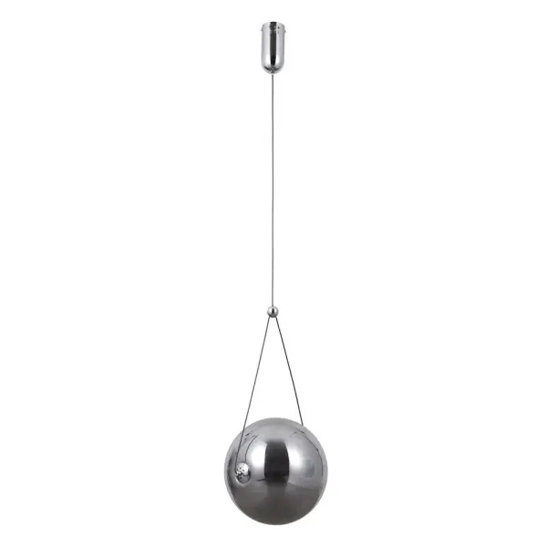 Підвісний світильник, люстра Italux PND-34361-L-CH-SG Rastia LED 1x12W 3000K 1095Lm IP20 димчастий